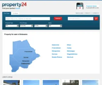 Property24.co.bw(Property 24 Botswana) Screenshot