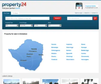 Property24.co.zw(Property 24 Zimbabwe) Screenshot