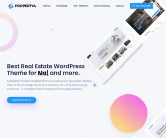 Propertya-WP.com(Real Estate WordPress Theme) Screenshot