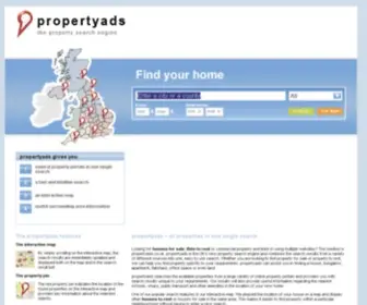 Propertyads.co.uk(Property search) Screenshot