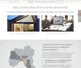 Propertyanalytics.com.au(Residential Property Development Advisors & Consultants Melbourne) Screenshot