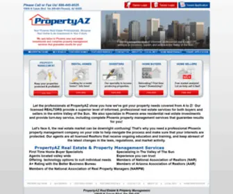 Propertyaz.com(Real Estate & Property Management Services) Screenshot