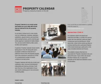 Propertycalendar.co.uk(Property and Real Estate Events Calendar) Screenshot