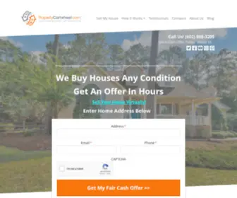 Propertycartwheel.com(We Buy Houses) Screenshot