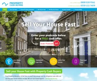 Propertycashbuyers.com(Property Cash Buyers) Screenshot