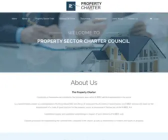 Propertycharter.co.za(Property Sector Charter Council) Screenshot