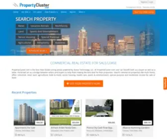 Propertycluster.com(Commercial Real Estate for Sale and Lease) Screenshot