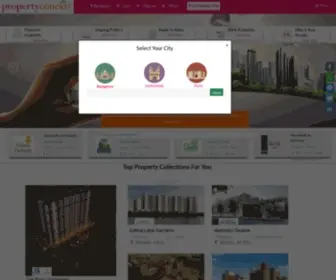Propertyconekt.com(Real Estate in bangalore) Screenshot