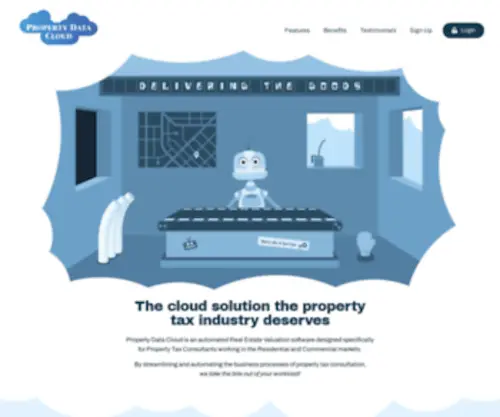 Propertydatacloud.com(The cloud solution the property tax industry deserves) Screenshot