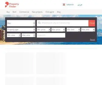 Propertyfinder.com.lb(Find your dream home on) Screenshot