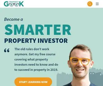 Propertygeek.net(The ultimate resource for UK property investors) Screenshot