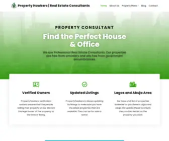 Propertyhawkers.com.ng(Property Hawkers) Screenshot