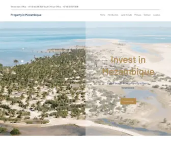 Propertyinmozambique.com(Property in Mozambique) Screenshot