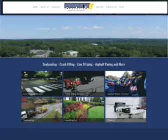 Propertyinnovation.com(Property Innovation Sealcoating and Line Striping) Screenshot
