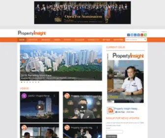 Propertyinsight.com.my(Malaysia's Best Selling Property Magazine) Screenshot