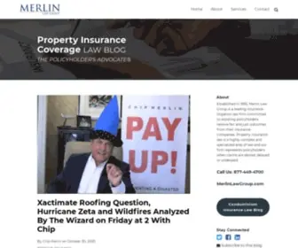 Propertyinsurancecoveragelaw.com(Property Insurance Coverage Law Blog) Screenshot