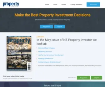 Propertyinvestor.co.nz(Property Investor) Screenshot