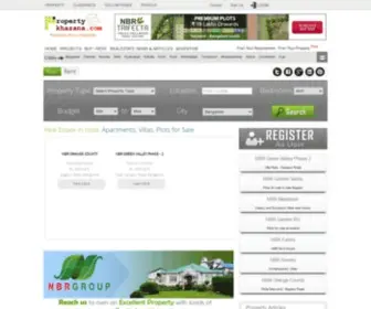 Propertykhazana.com(Explore Real Estate in India) Screenshot