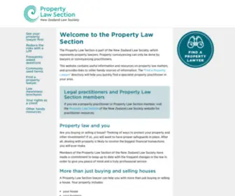 Propertylaw.org.nz(NZLS) Screenshot