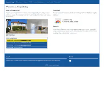 Propertylog.net(Property Log) Screenshot