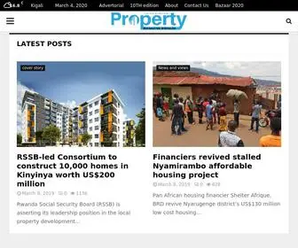 Propertymagazinerwanda.com(Property Magazine Rwanda) Screenshot