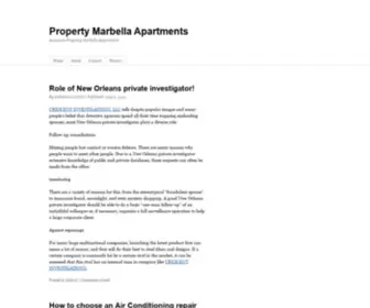 Propertymarbellaapartments.com(Property Marbella Apartments) Screenshot