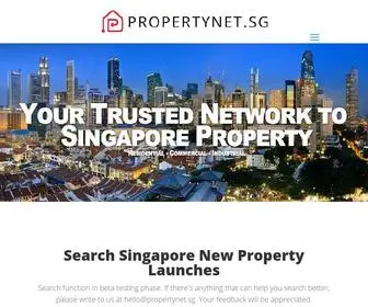Propertynet.sg(Your Network to Singapore Property) Screenshot