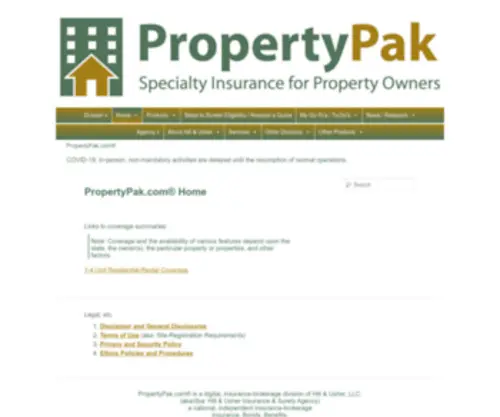 Propertypak.com(Hill & Usher also) Screenshot