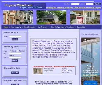 Propertyplanet.com(Full-Page Real Estate Ads) Screenshot