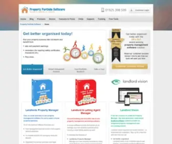 Propertyportfoliosoftware.co.uk(Landlord Software & Property Management Software Solutions to Better Manage Properties & Rents) Screenshot