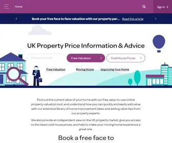 Propertypriceadvice.co.uk(House Prices & Property Values UK) Screenshot