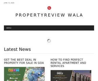 Propertyreviewwala.com(Propertyreview Wala) Screenshot