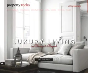 Propertyrocks.com(Chicago Real Estate) Screenshot