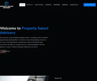 Propertyselectadvisory.com(Property Investment Company) Screenshot