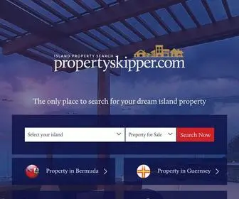 Propertyskipper.com(Bermuda, BVI, Jersey and Guernsey Real Estate) Screenshot