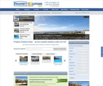 Propertysolutions-Spain.com(Property Solutions Spain) Screenshot