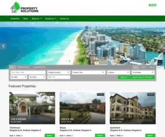 Propertysolutionsja.com(PROPERTY SOLUTIONS LTD) Screenshot