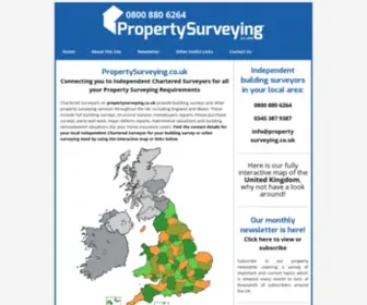 Propertysurveying.co.uk(Property Surveying by Independent Chartered Surveyors) Screenshot