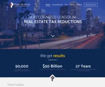 Propertytaxadvisors.com(Property Tax Advisors) Screenshot