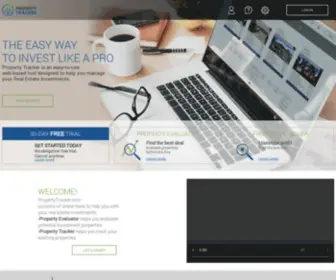 Propertytracker.com(Web-Based Real Estate Investment Software and Property Management Software) Screenshot