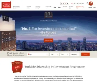 Propertyturkey.com(Property in Turkey for sale) Screenshot