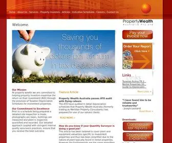 Propertywealth.com.au(Property Wealth Australia Pty Ltd) Screenshot