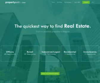 Propertyweb.be(Find Real Estate) Screenshot