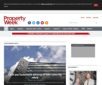 Propertyweek.com(Property News from the Real Estate Market) Screenshot