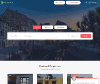 Propfrox.com(Your Real Estate Partner) Screenshot