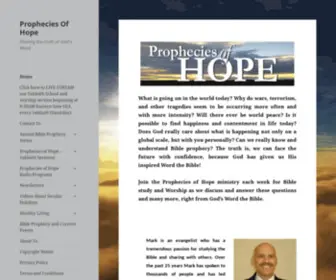 Prophecyhope.com(Sharing the truth of God's Word) Screenshot