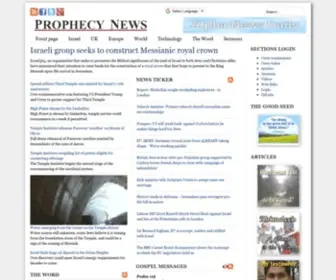 Prophecynews.co.uk(Prophecy News) Screenshot