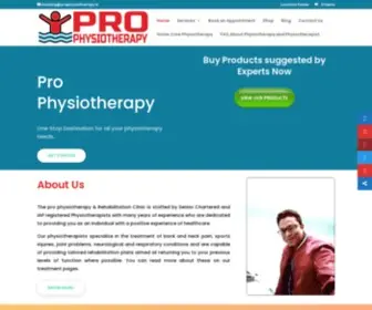 Prophysiotherapy.in(Pro Physiotherapy clinic) Screenshot