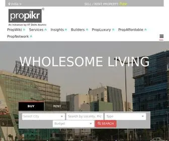 Propikr.com(Real Estate in India) Screenshot