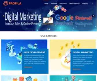 Propila.com(Web Development) Screenshot